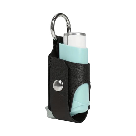 Keyring — Leatherette Inhaler Holder (snap)