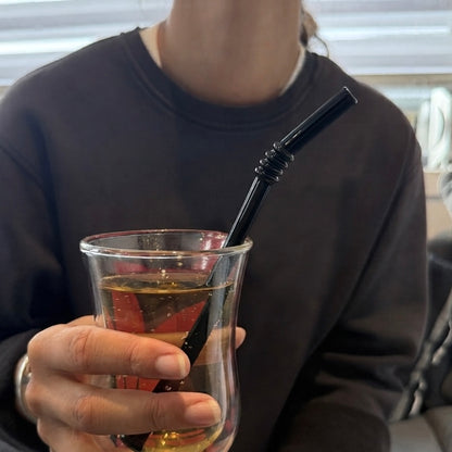 Curved Glass Straws