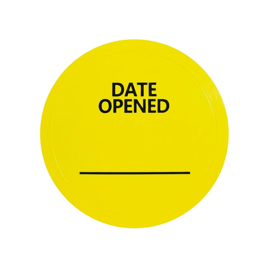 Sticker — Date Opened