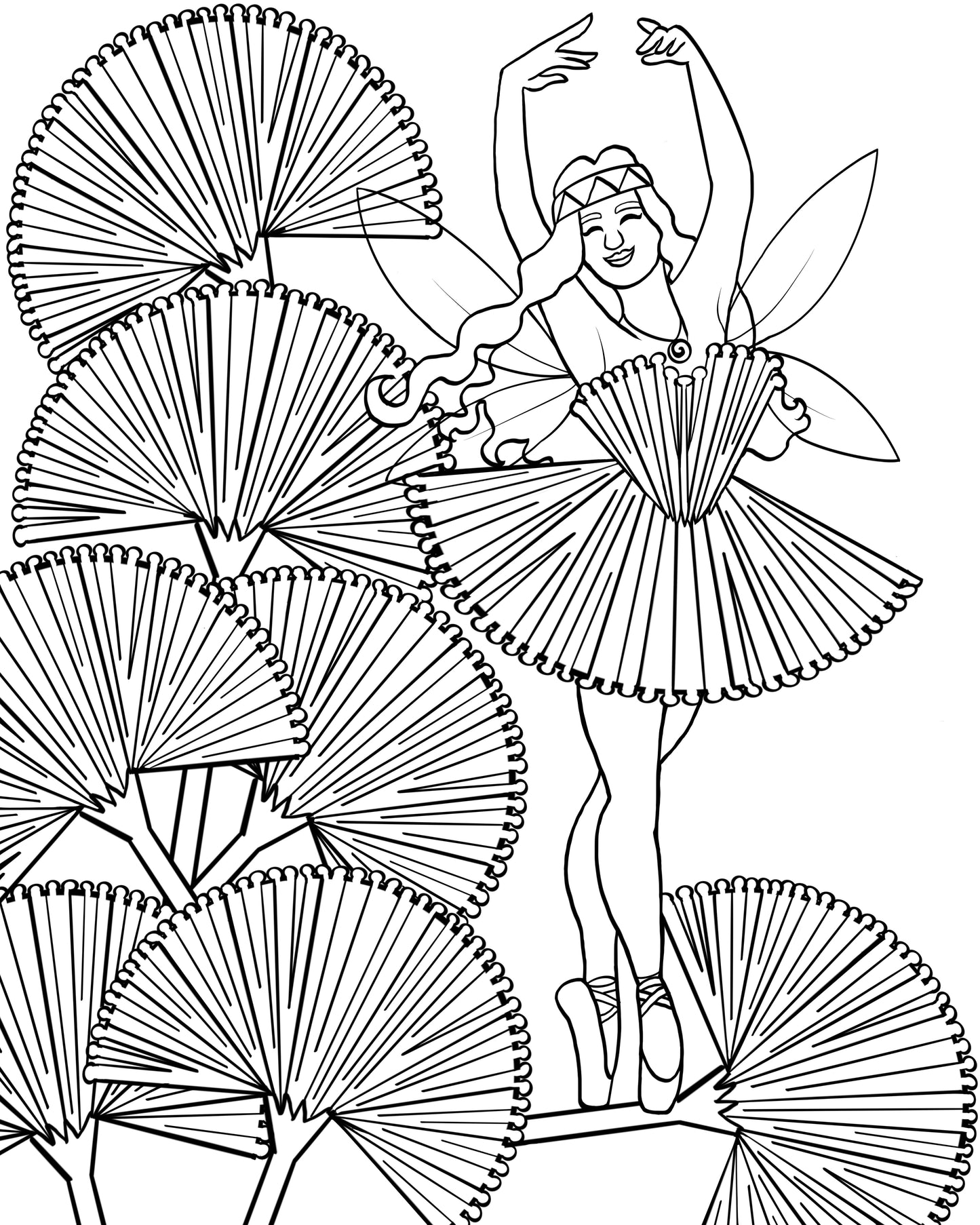 Colour-In Christmas Card — By Artist Delusions of Glamour