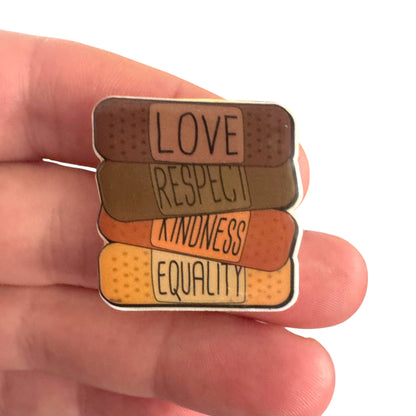 Pin — Band-Aid ‘Love, Respect, Kindness, Empathy’