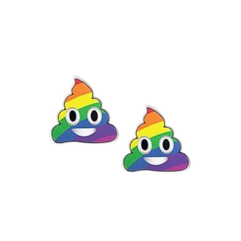 Earrings — Poop Emoji