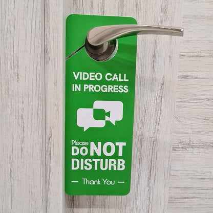 Door Sign — ‘Video Call In Progress’
