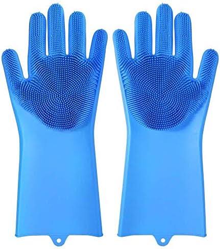 Dish Washing Scrubber Gloves