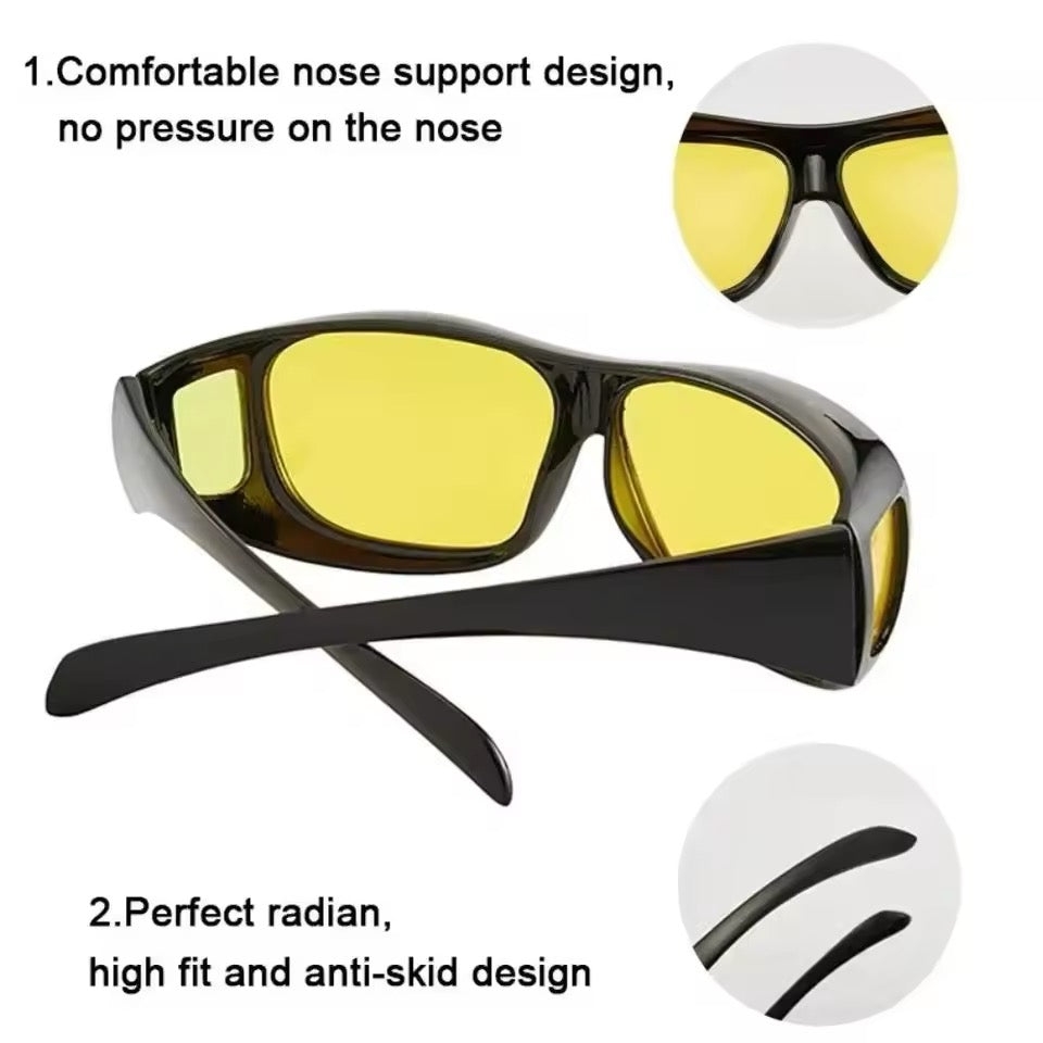 Yellow Night Safe Vision Glasses