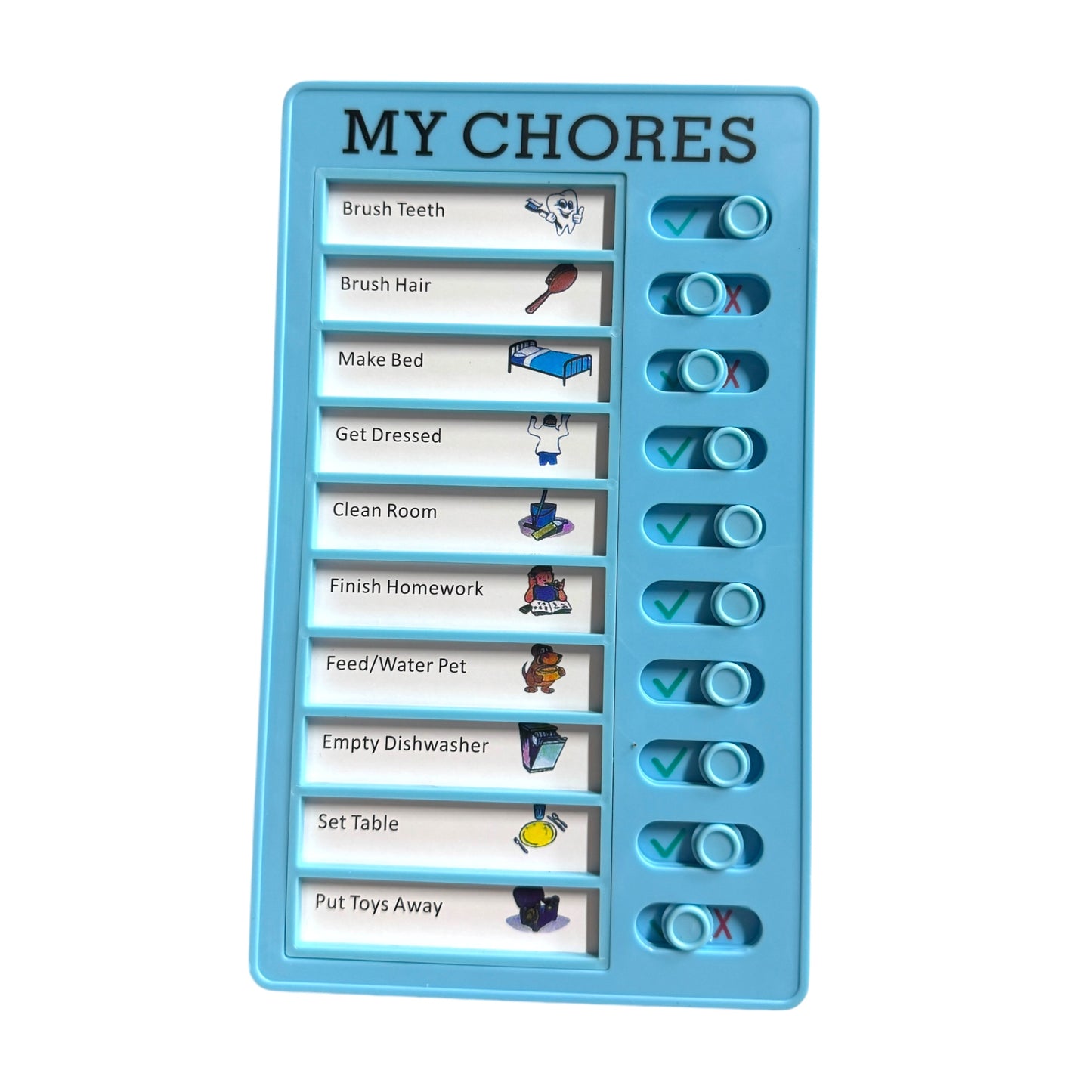 Reusable Daily Chores Chart