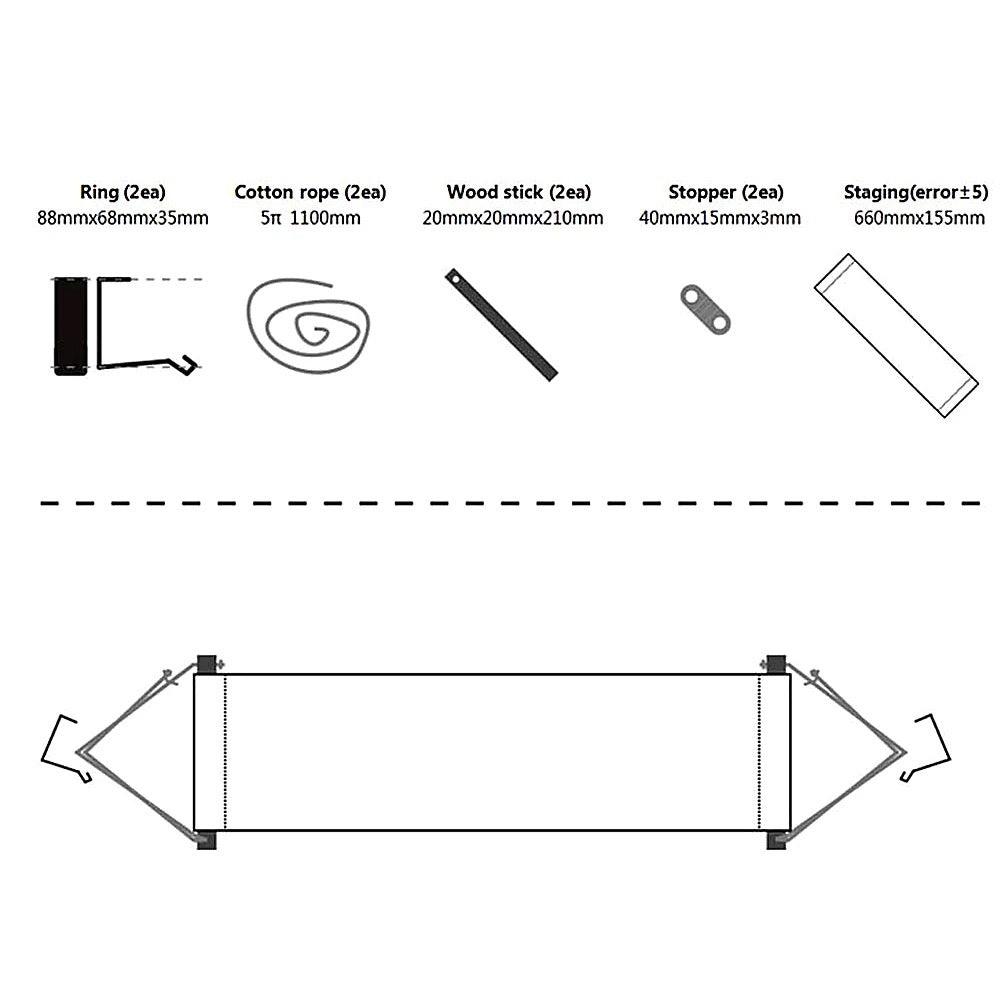 Hammock Foot Sling — Desk, Aeroplane, Travel…