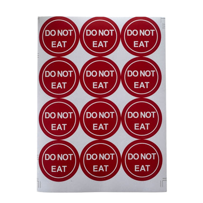 Sticker — Do Not Eat