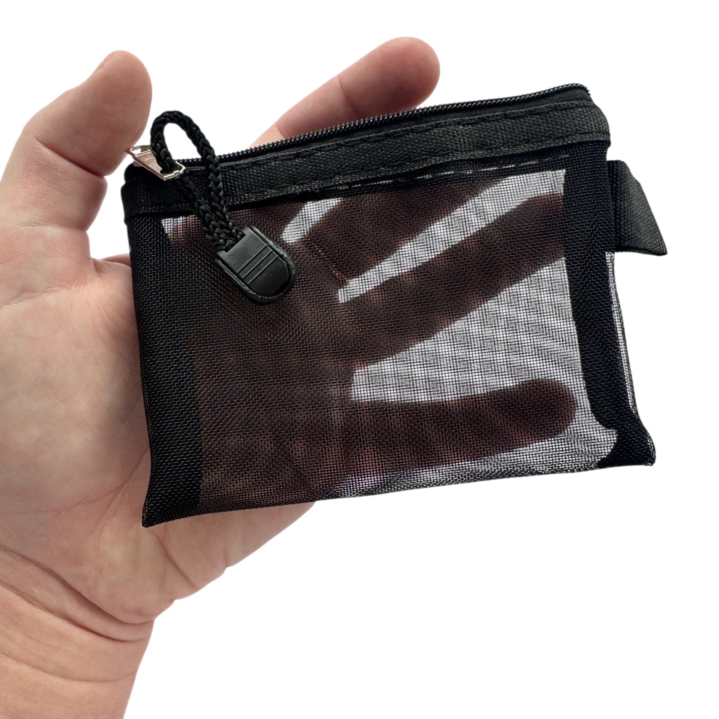 Mesh Zipper Purse