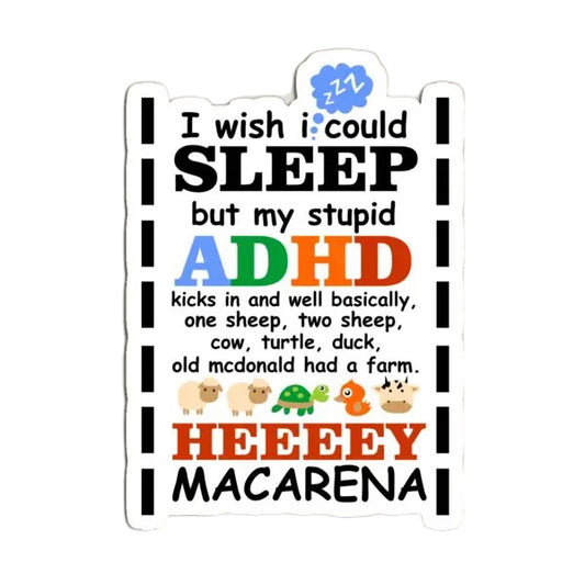 Sticker — ADHD Brain.