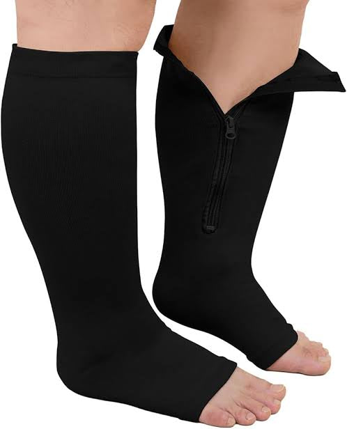 Compression Socks with Zipper (toeless)