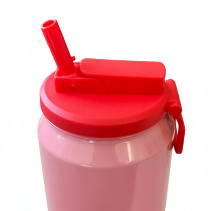 Soda Can Lid + Straw