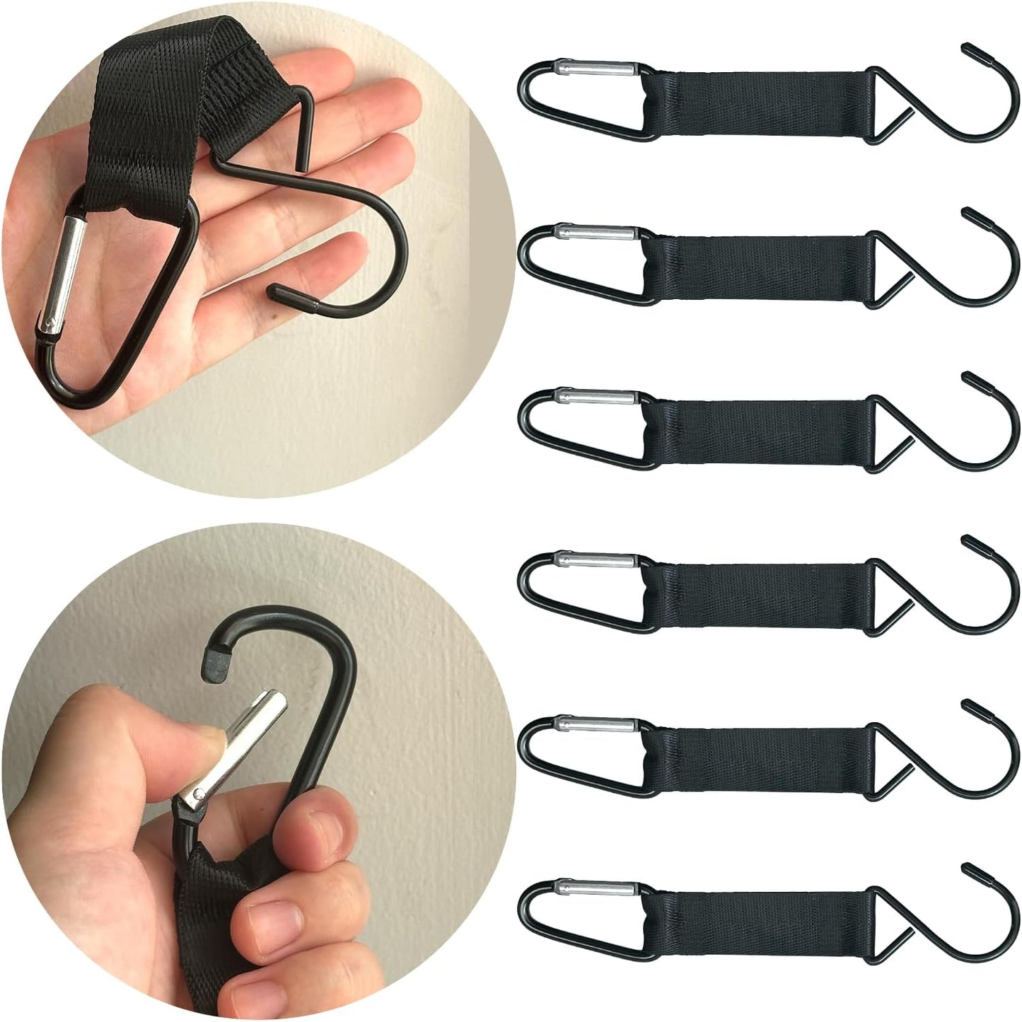 Multipurpose Carabiner with Hook