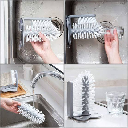 Suction Kitchen Dish Brush