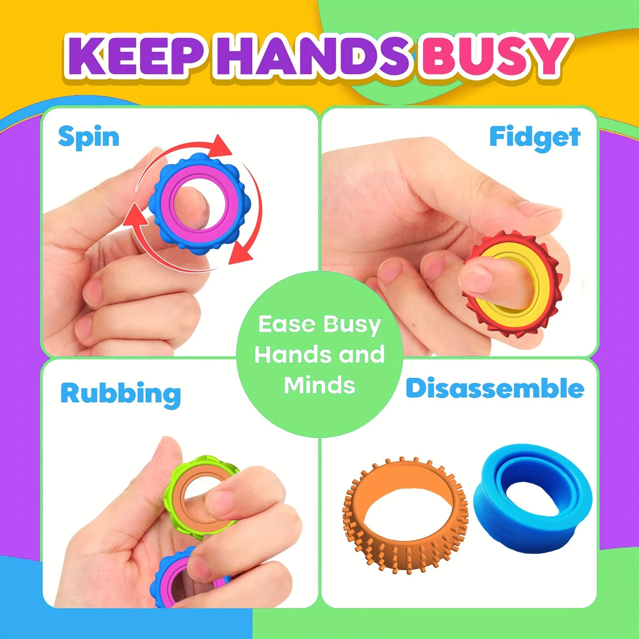Sensory Fidget Rings