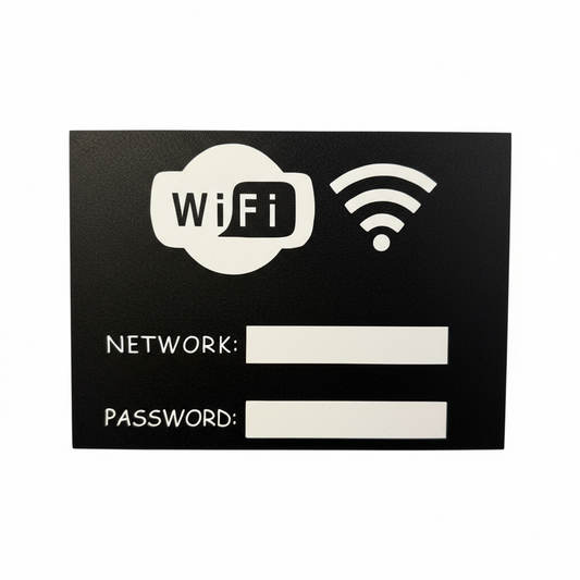 Magnetic WiFi Sign