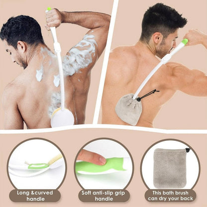 Folding Back Shower Brush