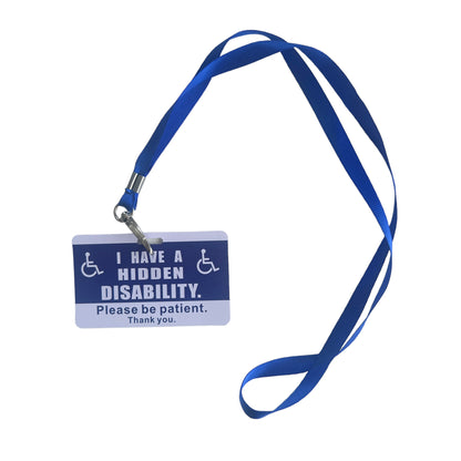 Hidden Disability Card + Lanyard