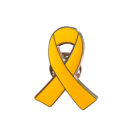 Pin - Gold Ribbon — Childhood Cancer Awareness.