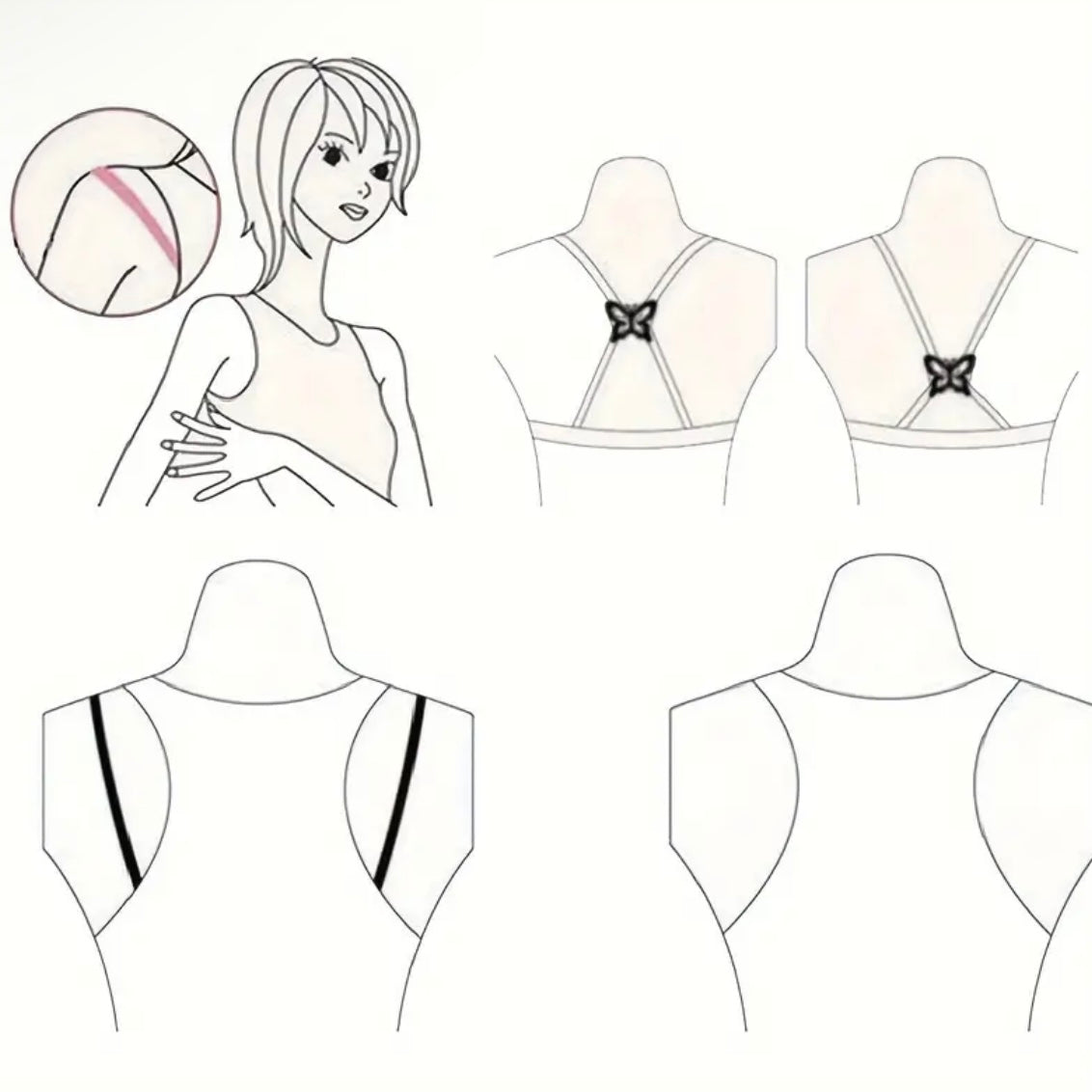 Bra Strap Clips