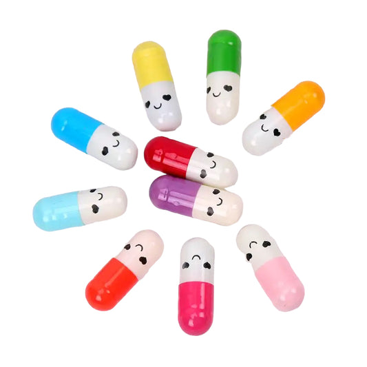 Emoticon Blank Note Capsules