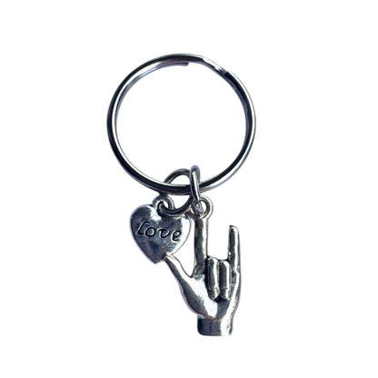 Keyring — NZSL “I Love You”