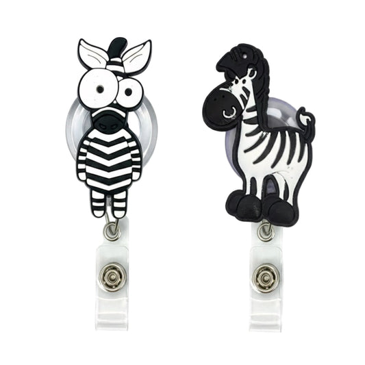 Zebra — Retractable Badge Holder (Nurses)
