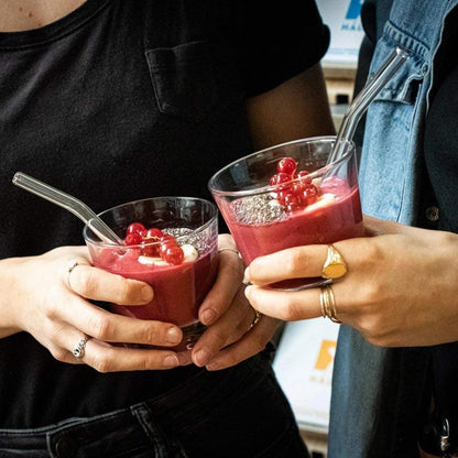 Short Glass Straws