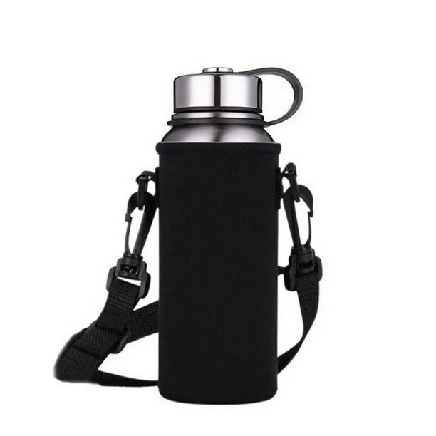 Neoprene Water Bottle Holder + Strap