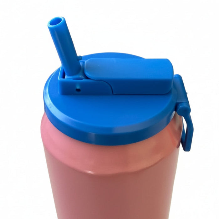 Soda Can Lid + Straw