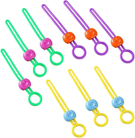 Silicone Bag Tie (with loop)