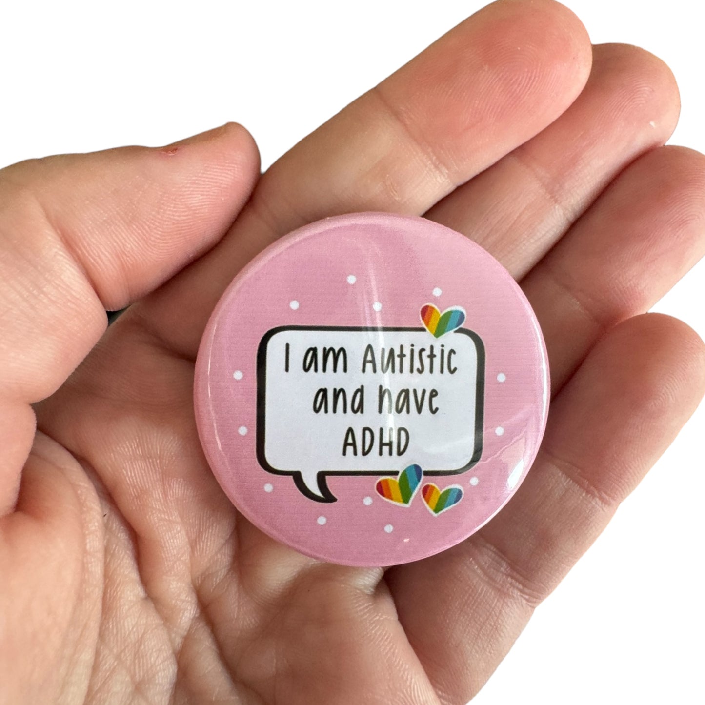 Pin — ‘I am Autistic and have ADHD’