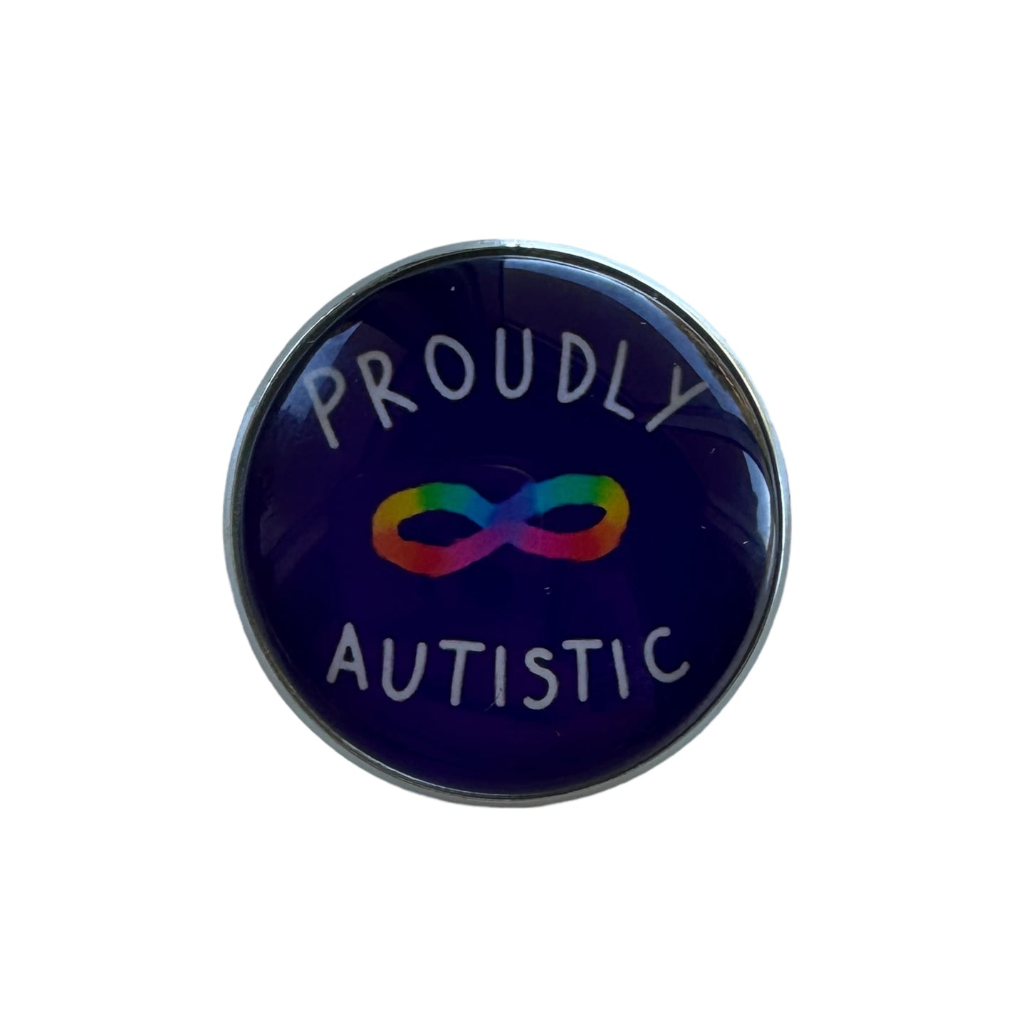 Pin — ‘Proudly Autistic’