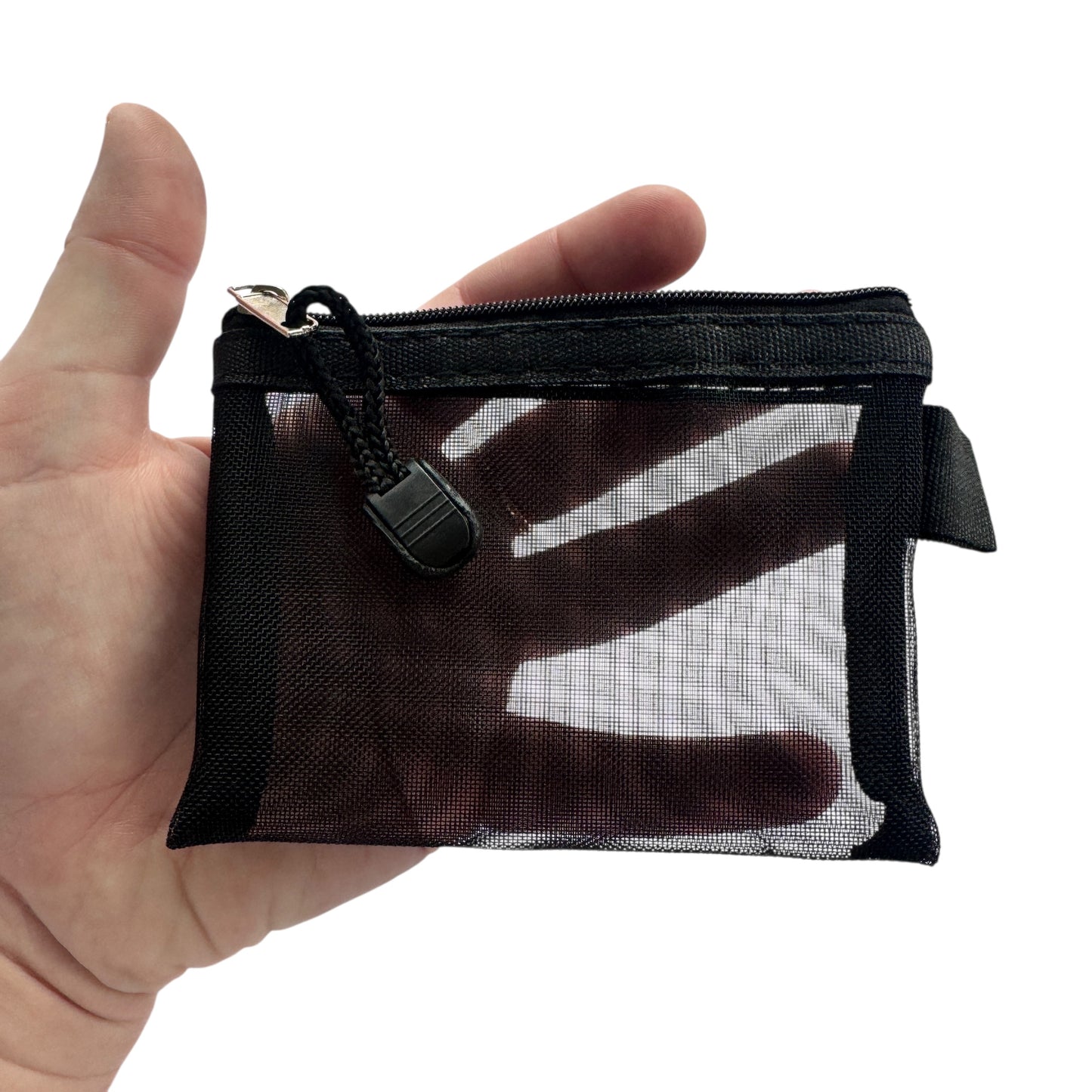 Mesh Zipper Purse