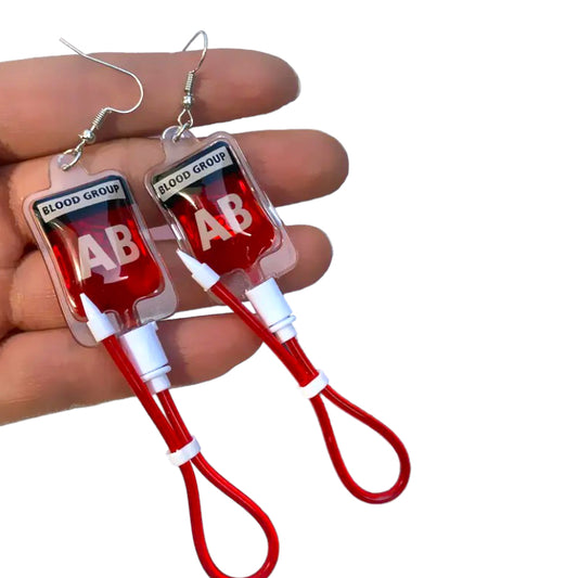 Earrings — Blood Transfusion Awareness