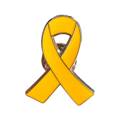 Pin - Gold Ribbon — Childhood Cancer Awareness.