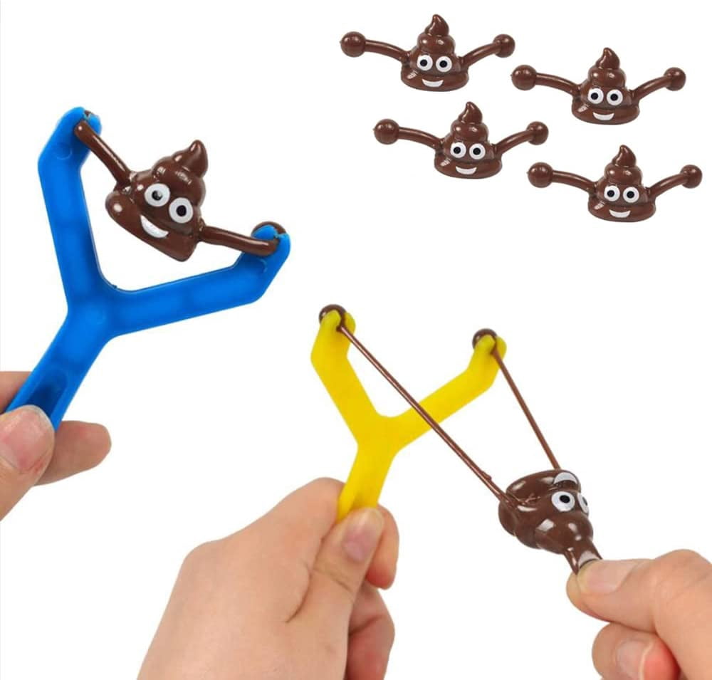 Catapulting Poop Emoji