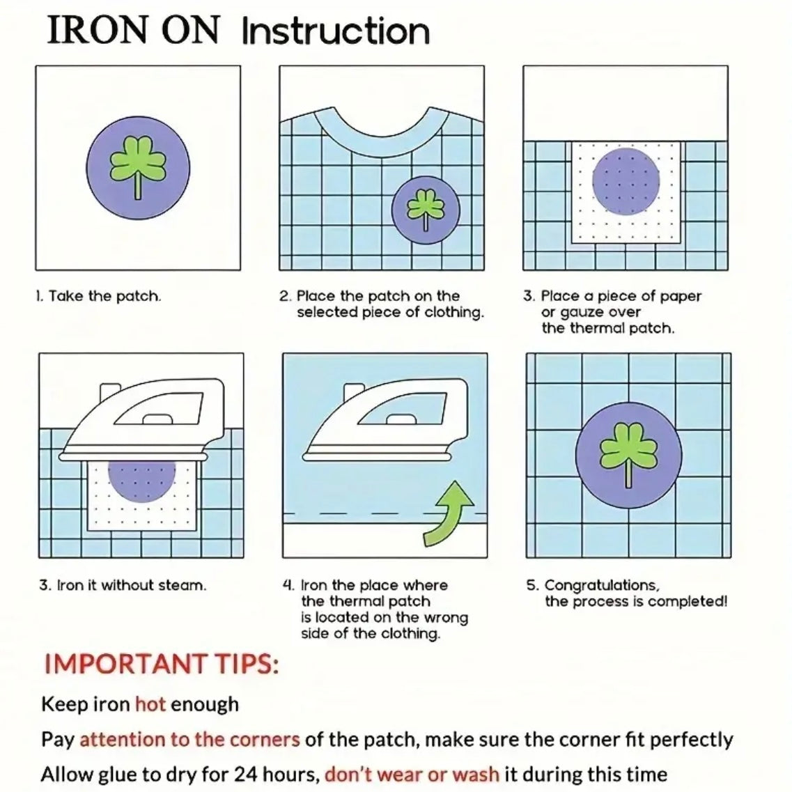 Iron On Patch — Just One More Stitch