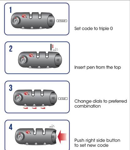 Anti Theft Luggage Lock (Lock a favourite Bag / Replace Old Lock)