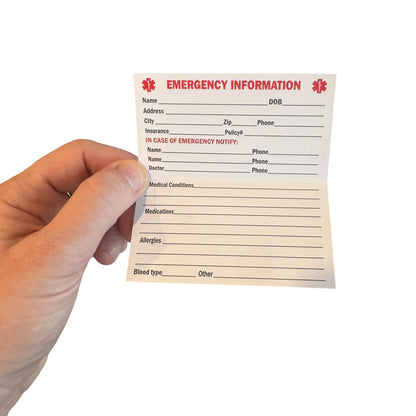 Medical Alert Card — Alzheimers Disease