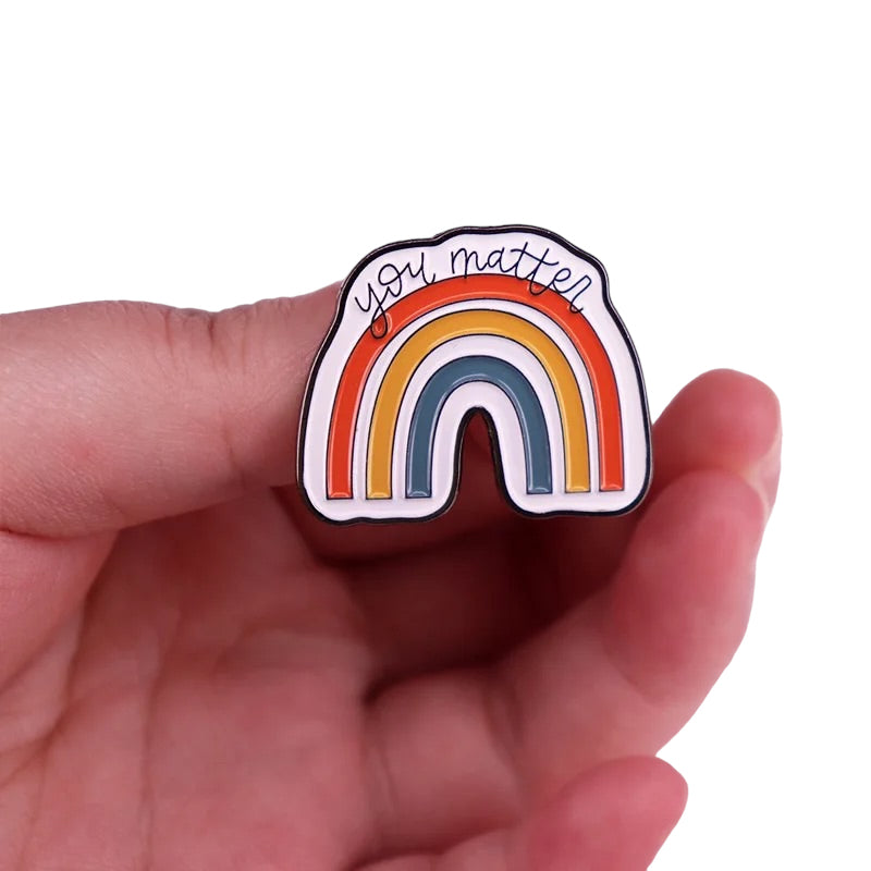 Pin  — You Matter Rainbow