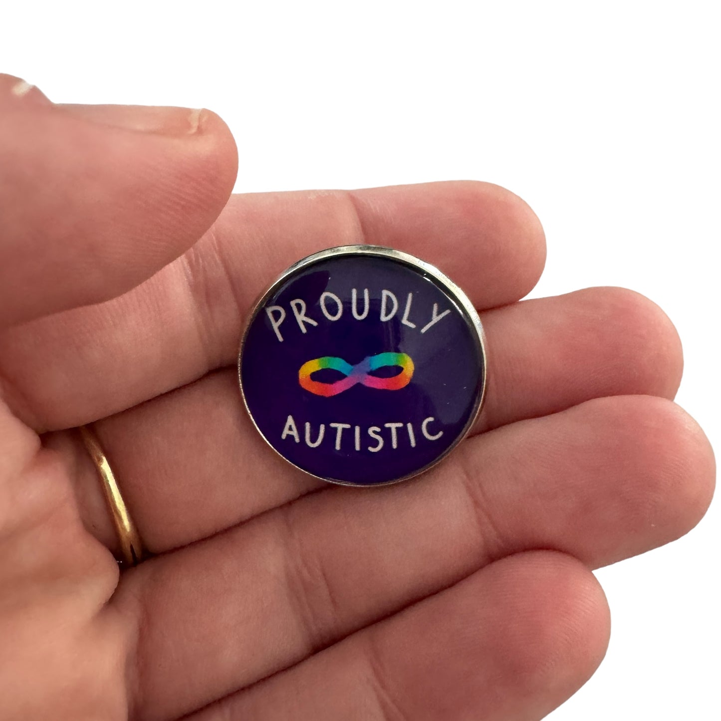 Pin — ‘Proudly Autistic’