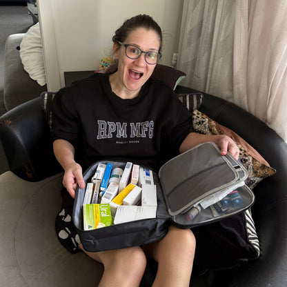 Extra Large Medication Travel Pouch