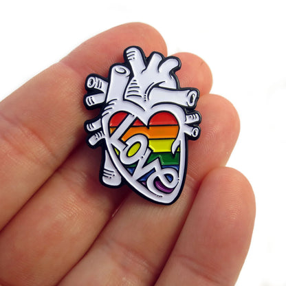 Pin — Love Heart Rainbow