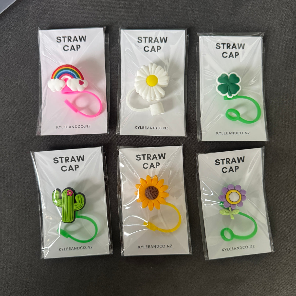 3D Pictured Straw Cap (Straw Lid)
