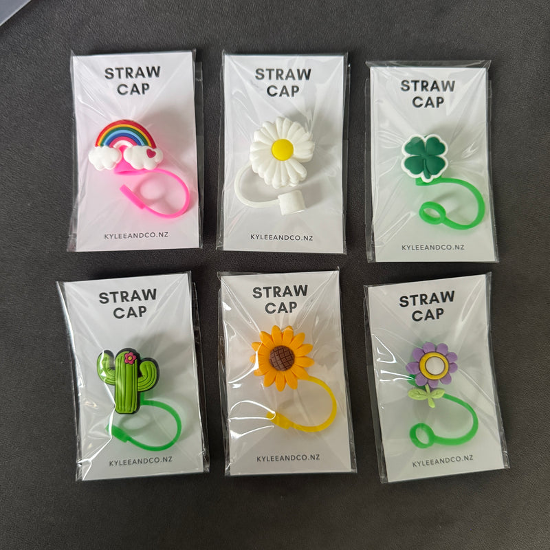 3D Pictured Straw Cap (Straw Lid)