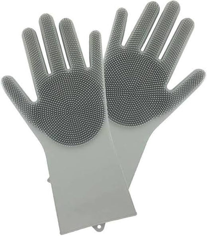 Dish Washing Scrubber Gloves