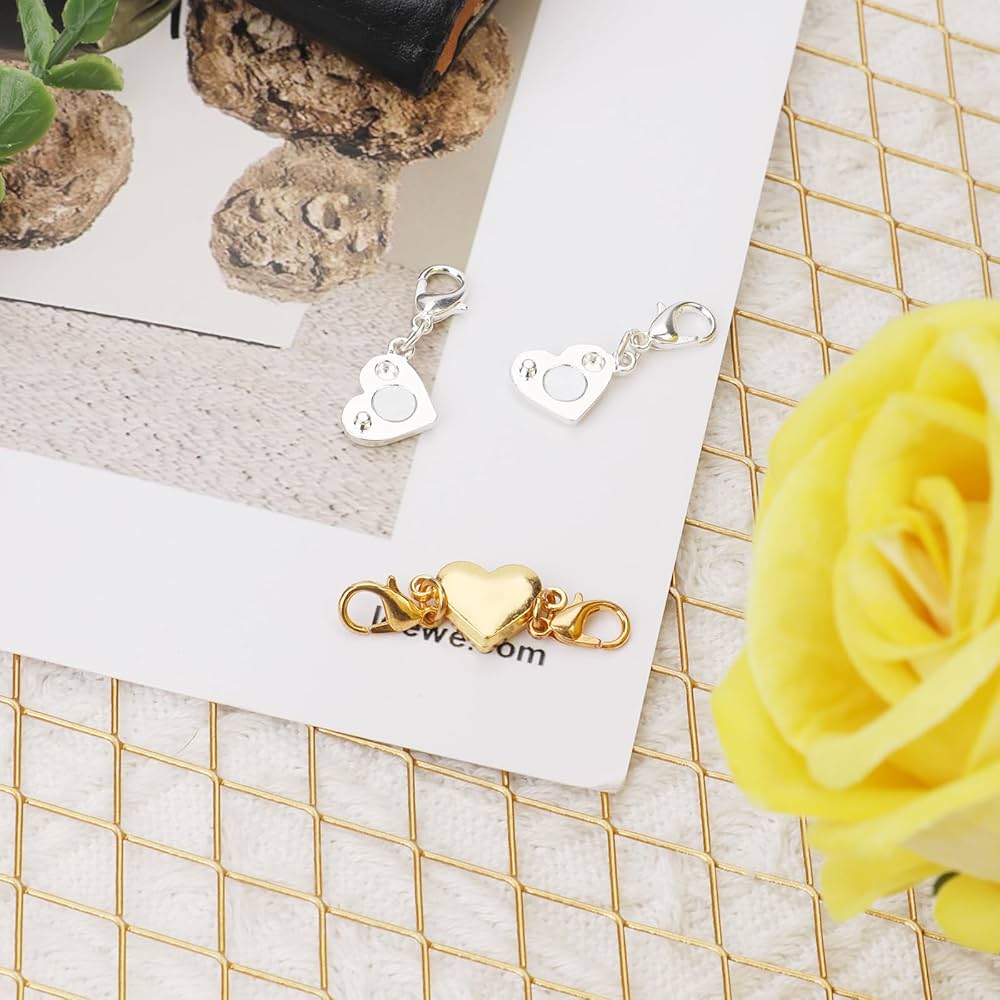 Jewellery Clasp Extender - Magnetic Heart