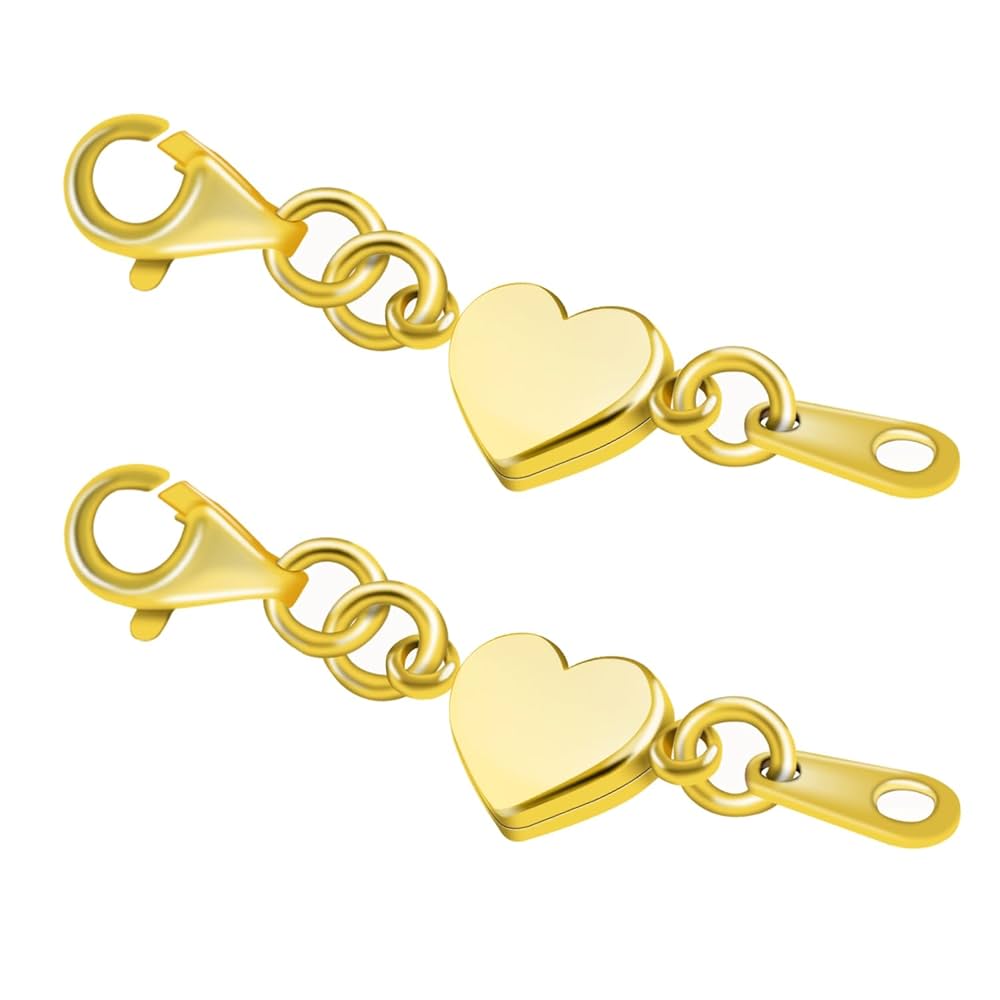Jewellery Clasp Extender - Magnetic Heart