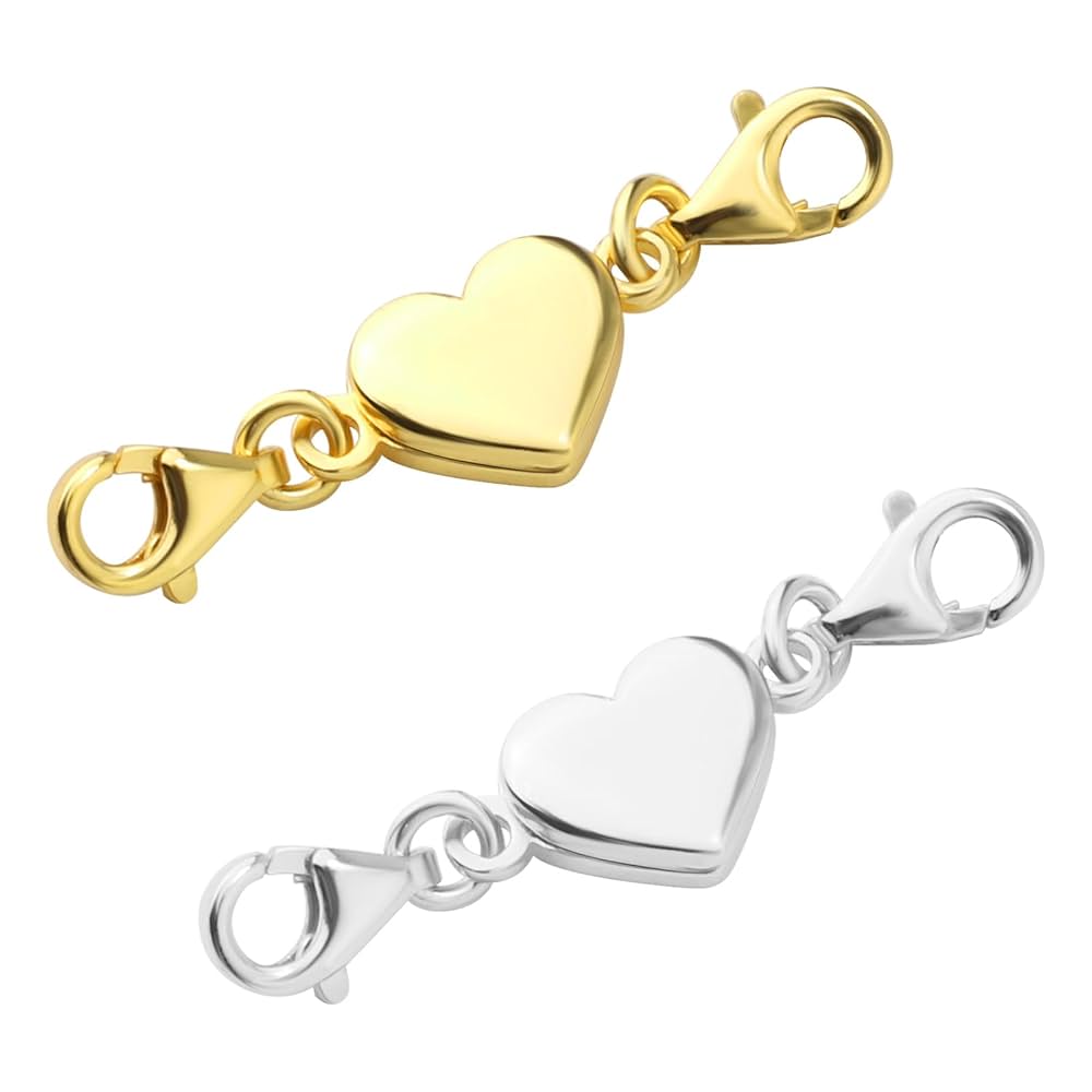 Jewellery Clasp Extender - Magnetic Heart